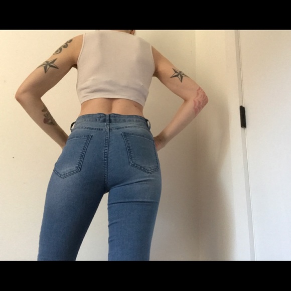 Forever 21 White Middle Knot Crop Top - Picture 6 of 13